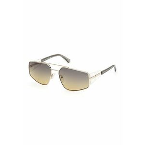 Ochelari de soare aviator cu lentile in degrade - Gri inchis - Transparent - imagine