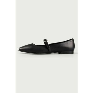 Balerini din piele cu aspect de piele de sarpe imagine