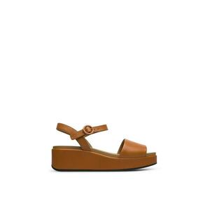 Sandale wedge de piele Misia imagine