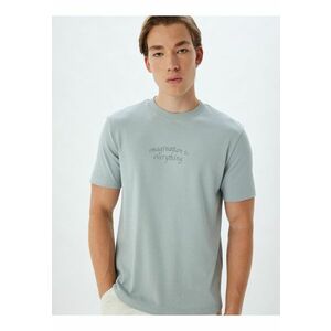 Tricou regular fit cu imprimeu text imagine