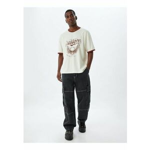 Tricou supradimensionat cu imprimeu grafic imagine