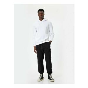 Pantaloni de trening cargo cu talie medie imagine