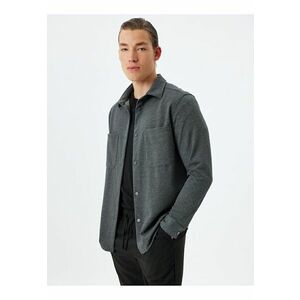 Camasa regular fit cu model uni imagine