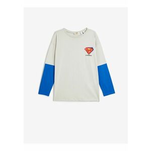 Bluza din bumbac cu imprimeu Superman imagine