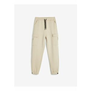 Pantaloni de trening cargo cu snur de ajustare in talie imagine