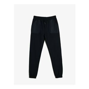 Pantaloni de trening cu snur de ajustare in talie imagine
