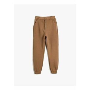 Pantaloni de trening cu snur de ajustare si buzunare laterale imagine