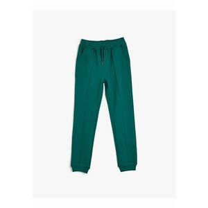 Pantaloni de trening din amestec de bumbac imagine