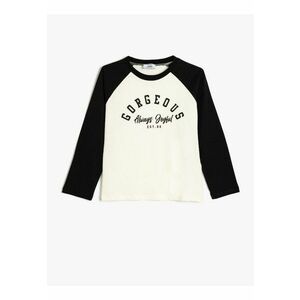 Bluza cu maneci contrastante imagine