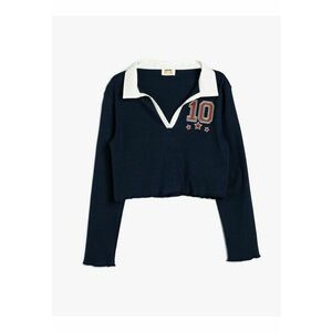 Bluza polo crop imagine