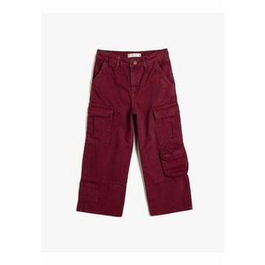 Pantaloni cargo cu croiala ampla imagine