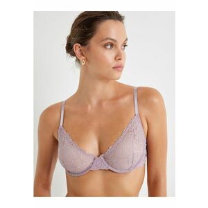 Sutien cu model floral si dantela imagine