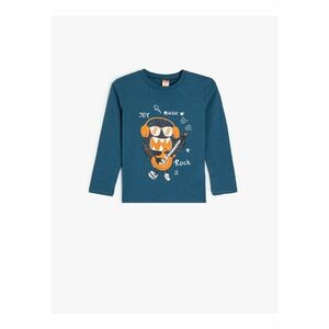Bluza din bumbac cu imprimeu imagine
