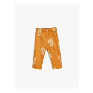 Pantaloni de trening cu imprimeu si talie elastica imagine
