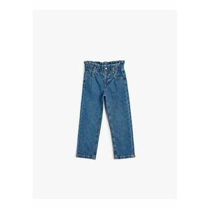 Blugi regular fit cu talie elastica imagine