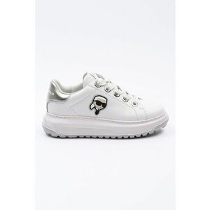 Pantofi sport din piele cu detaliu logo imagine