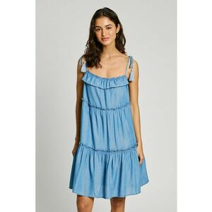 Rochie evazata cu buzunare laterale imagine