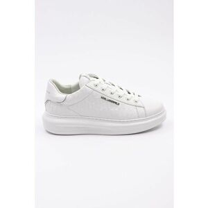 Pantofi sport din piele cu model monograma in relief imagine