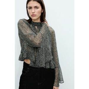 Bluza crop cu imprimeu imagine