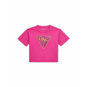 Tricou din amestec de bumbac cu aplicatii cu paiete imagine