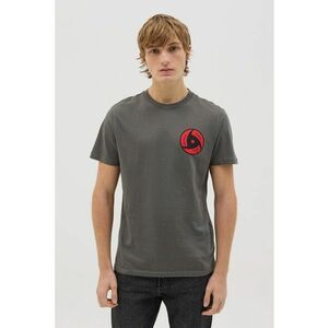Tricou slim fit cu model grafic pe spate imagine