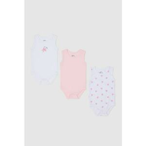 Set de body-uri de bumbac cu imprimeu - 3 piese imagine