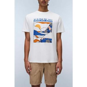 Tricou cu imprimeu grafic si logo imagine