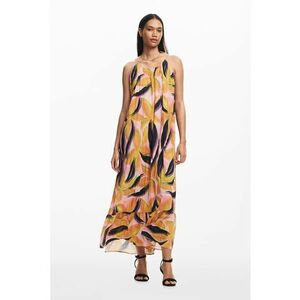 Rochie lunga cu model floral imagine