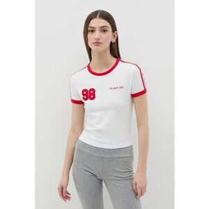 Tricou crop cu croiala slim-fit imagine