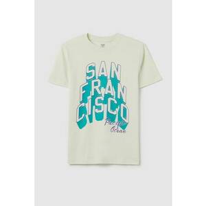 Tricou cu imprimeu text imagine