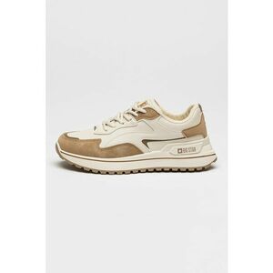 Pantofi sport din piele ecologica cu model colorblock imagine