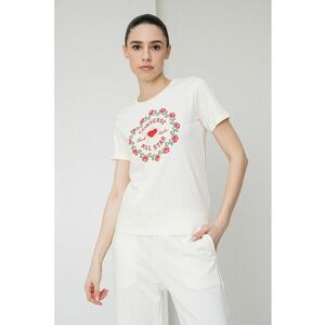 Tricou slim fit cu imprimeu logo imagine