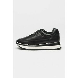 Pantofi sport din piele cu talpa wedge imagine