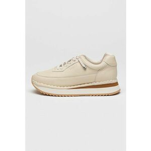 Pantofi sport din piele cu talpa wedge imagine