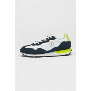 Pantofi sport cu logo si garnituri din piele intoarsa imagine