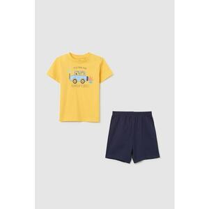 Pijama cu imprimeu si pantaloni scurti imagine
