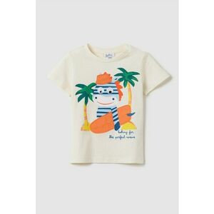 Tricou cu imprimeu contrastant imagine