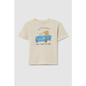 Tricou de bumbac cu model grafic imagine
