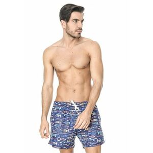 Pantaloni scurti de baie cu imprimeu nautic imagine