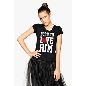 Tricou cambrat cu text imagine