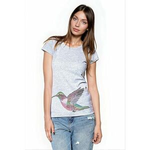 Tricou de bumbac cu imprimeu imagine