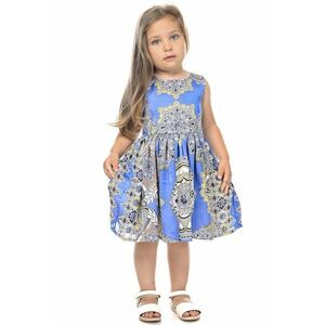 Rochie fara maneci cu imprimeu imagine
