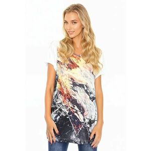 Tricou lejer cu imprimeu imagine