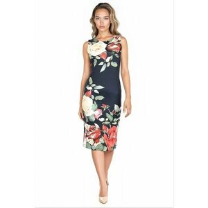 Rochie bodycon cu imprimeu floral imagine