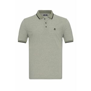 Tricou polo cu logo brodat discret imagine