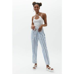 Pantaloni crop in dungi cu snur imagine