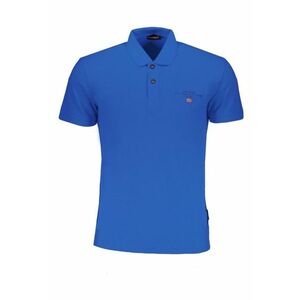 Tricou polo barbati - cu mini logo brodat - Regular fit - Albastru inchis imagine