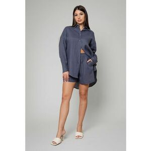 Camasa supradimensionata de in si pantaloni scurti imagine