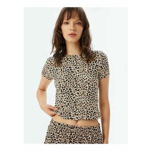 Tricou de pijama cu animal print imagine