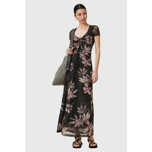 Rochie evazata cu model floral imagine